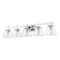 Z-Lite Lauren Vanity, 5-Light, 39 In.W x 6.5 In.L x 8.5 In.H, Chrome/Clear 819-5V-CH - alternate 4
